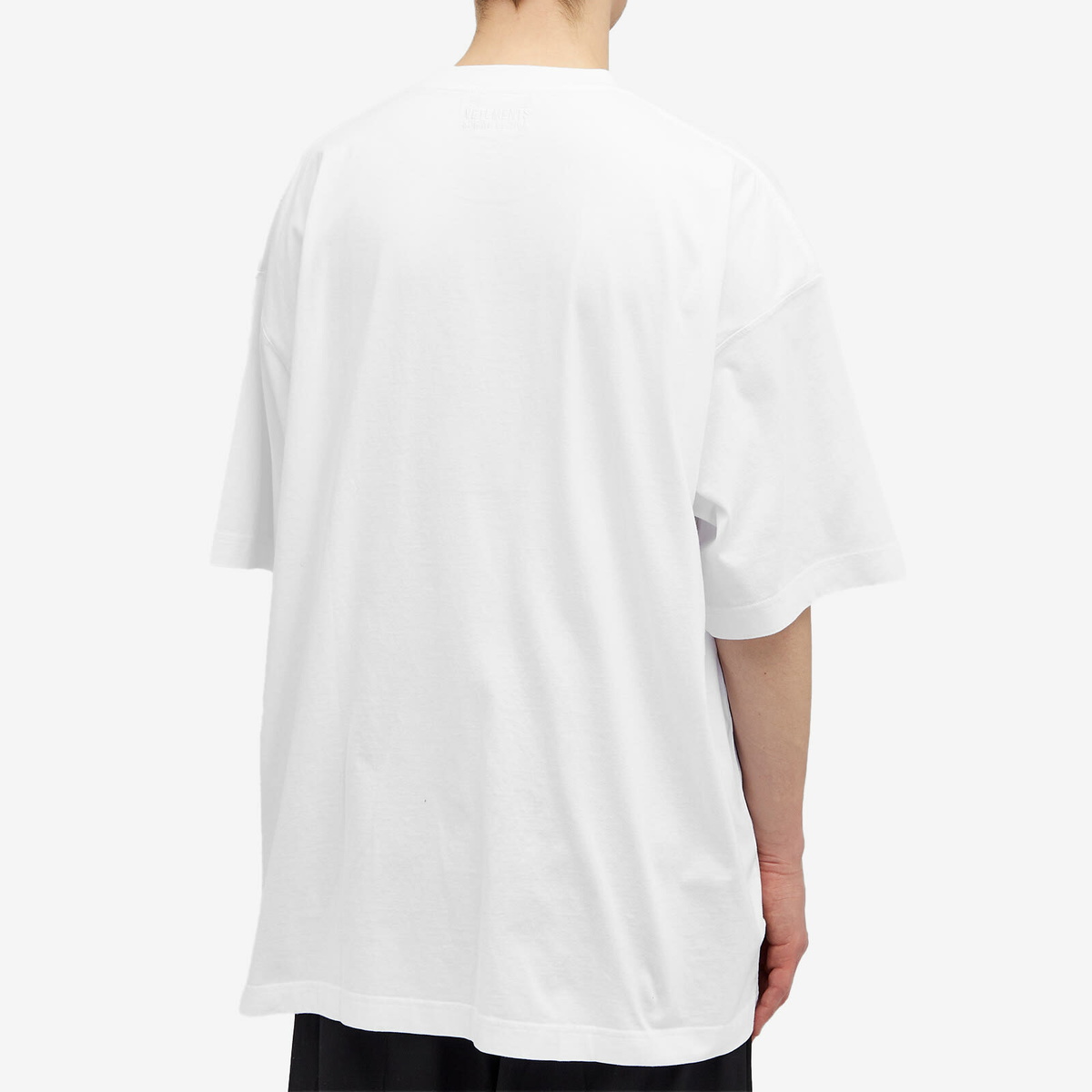 Vetements Men's Spring Water Logo T-Shirt in White Vetements