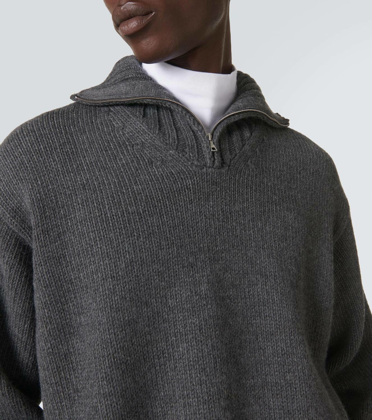 Auralee Wool half-zip sweater Auralee