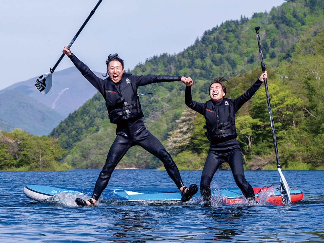 2025年開催☆【福島・裏磐梯】絶景の秋元湖でSUP体験！初心者OK＆寒い
