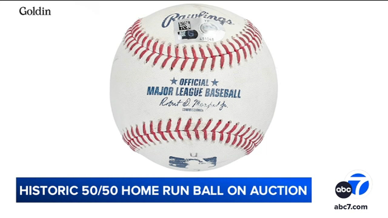Shohei Ohtani historic 50/50 home run ball to be auctioned, with