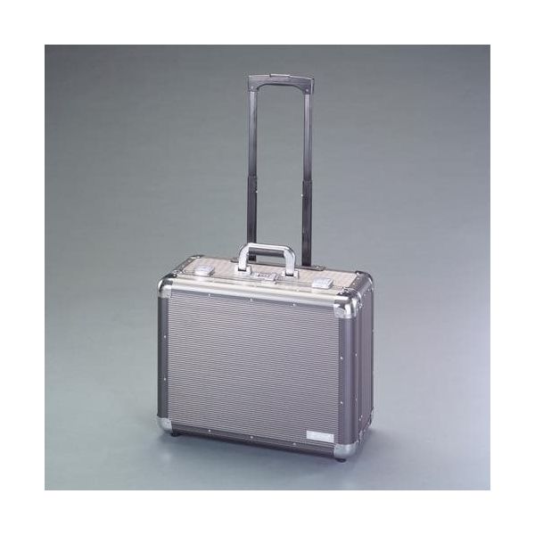 エスコ 490x420x230mm アルミケース(キャスター付) EA502AS 1台（直送