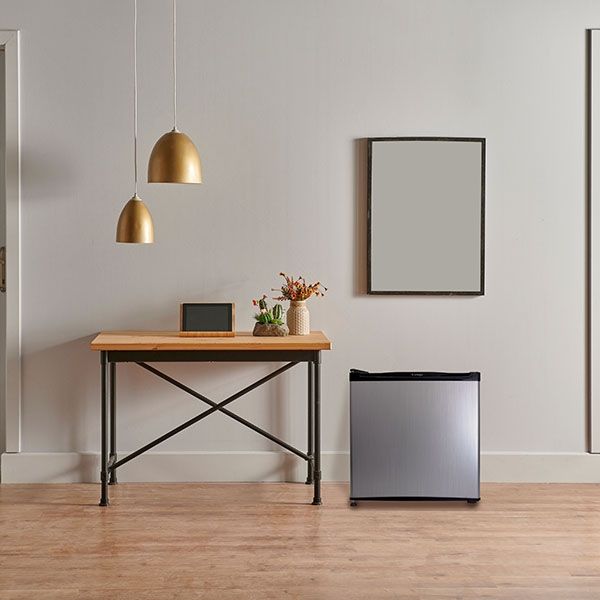 A-Stage コンパクトタイプ1ドア冷蔵庫46L シルバー AS-R46SL-100 1台