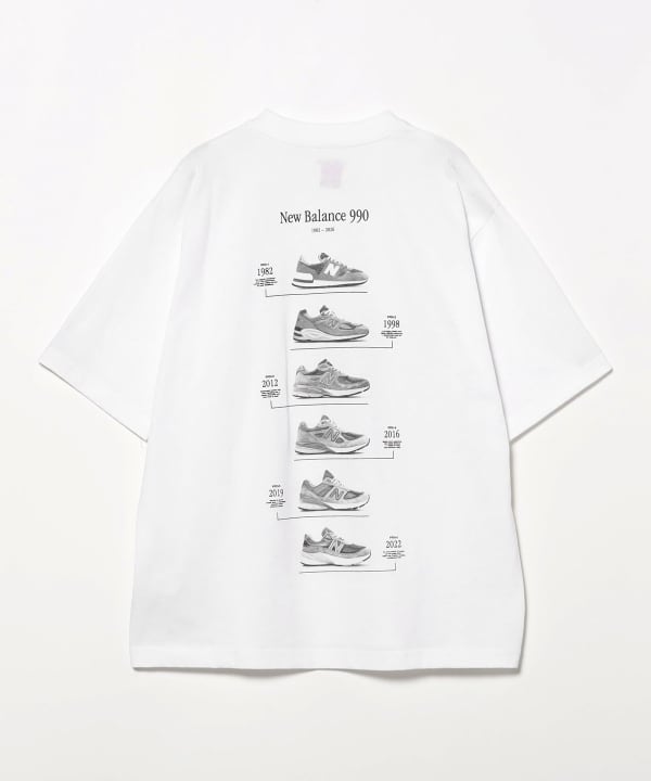 BEAMS（ビームス）【別注】New Balance / Washed graphic T-shirts（T