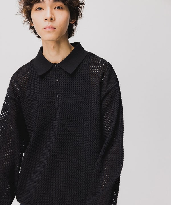 BEAMS（ビームス）9ゲージ メッシュ ポロシャツ（シャツ・ブラウス