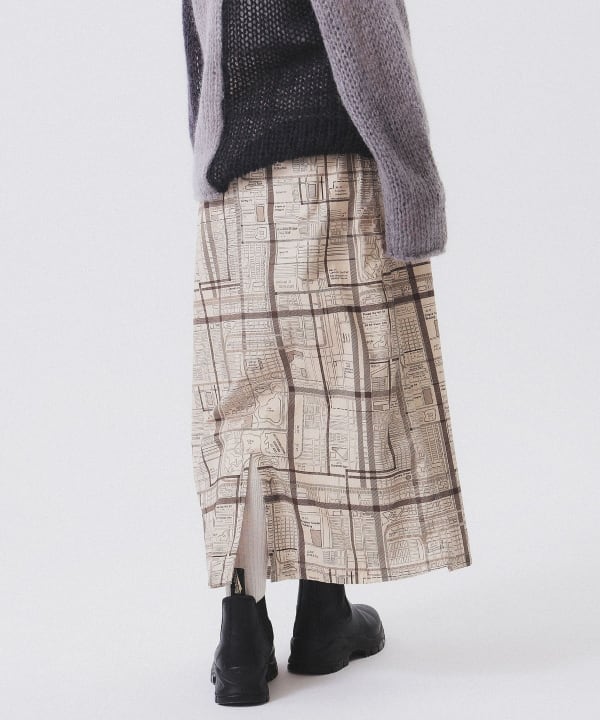 BEAMS BOY [BEAMS BOY Sale] Boy Metro Check Skirt (Skirt, Maxi/Long