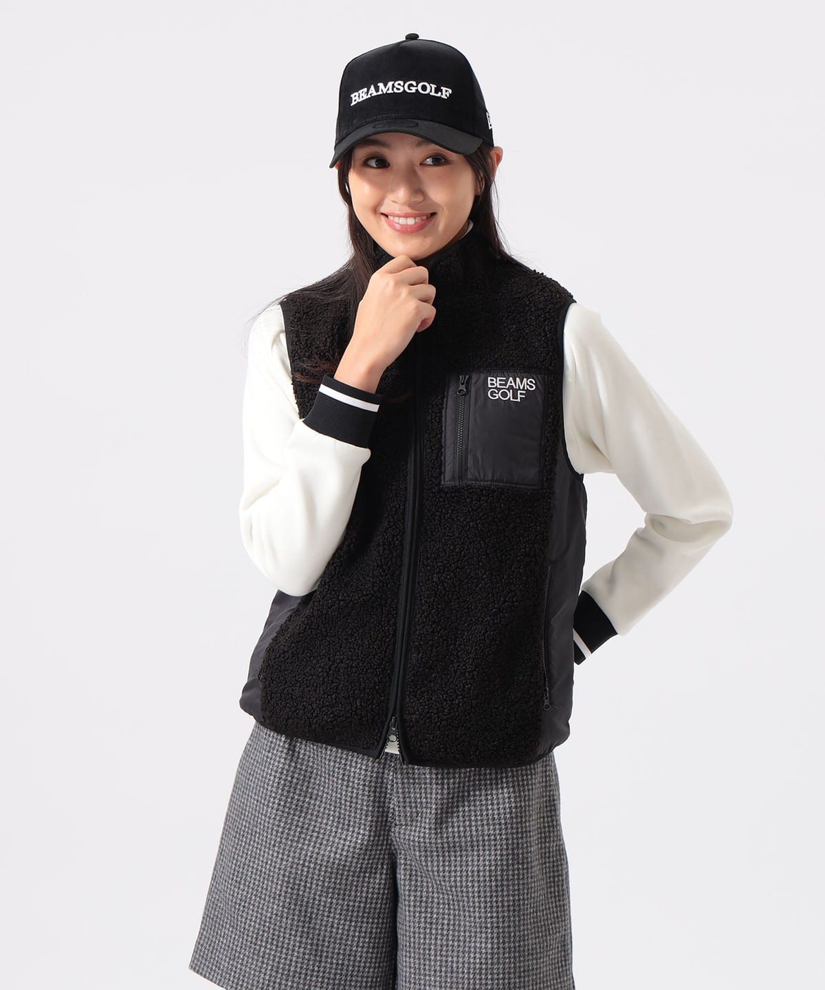 BEAMS GOLF（ビームス ゴルフ）ORANGE LABEL / 切り替え フェイク