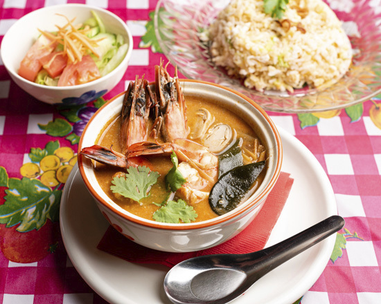 トムヤムクンセット Tom yum goong combo - kafe Ayam カフェアヤム