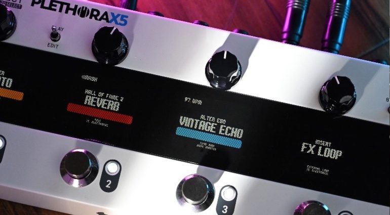 TC Electronic Plethora X5 Firmware 1.3 adds new effects, and more
