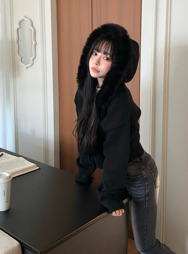 値下げ不可⭐︎美品レディースL⭐︎ラフアンドスウェル ニットパーカー