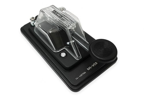 BY-4 Bencher Iambic Paddle Key | Black Base Gold Components