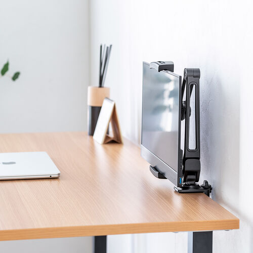 モバイルモニタースタンド（アーム式・クランプ取付け・6関節・無段階