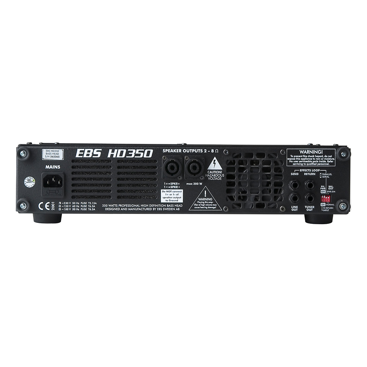 EBS HD350 Bass Amp Head