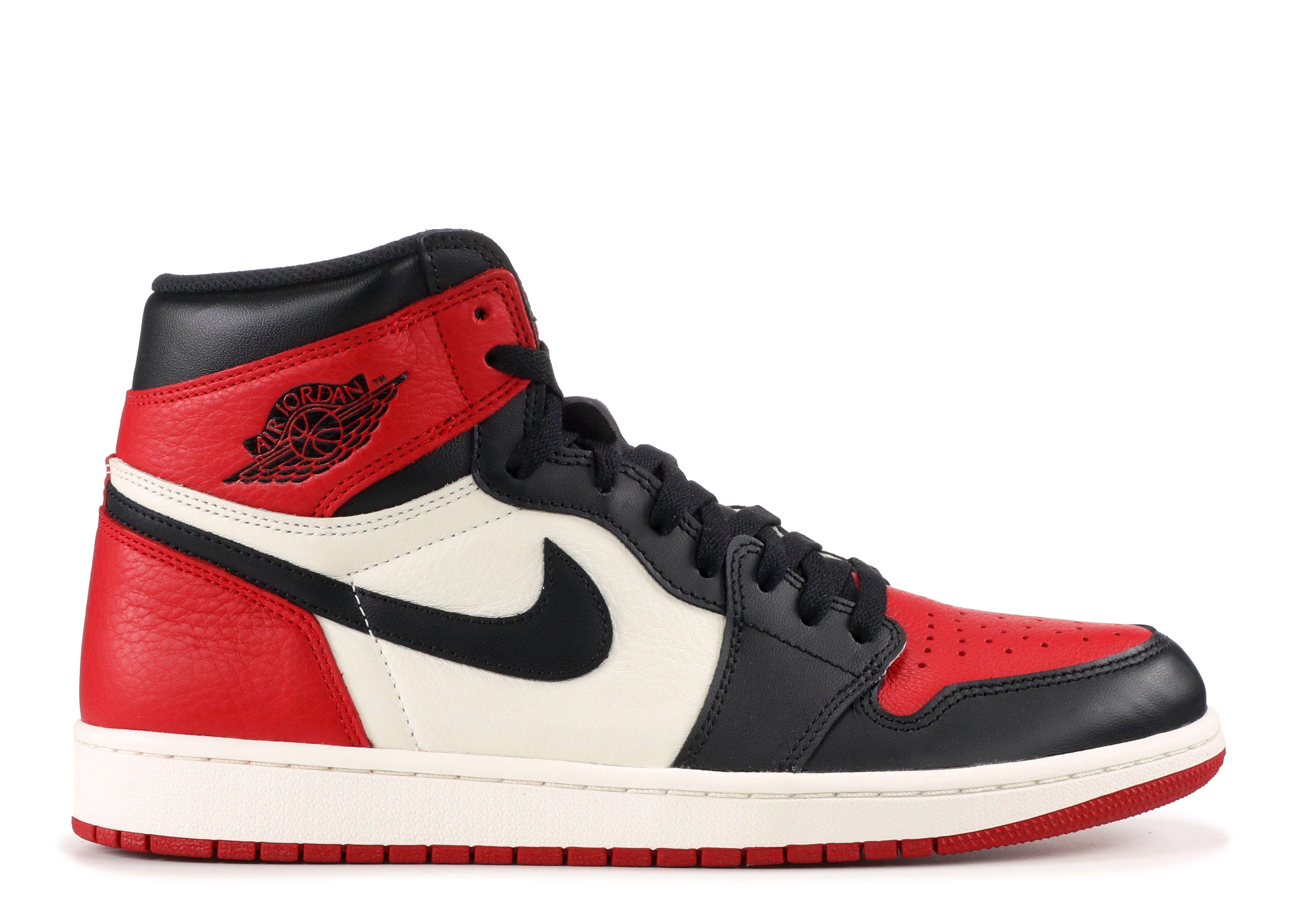 Jordan 1 Retro High OG 'Bred Toe' - Air Jordan - 555088 610 - gym