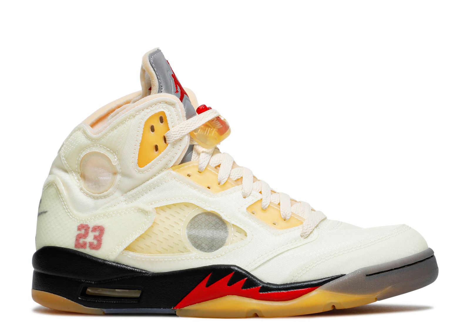 Off White X Jordan 5 SP 'Sail' - Air Jordan - DH8565 100 - sail