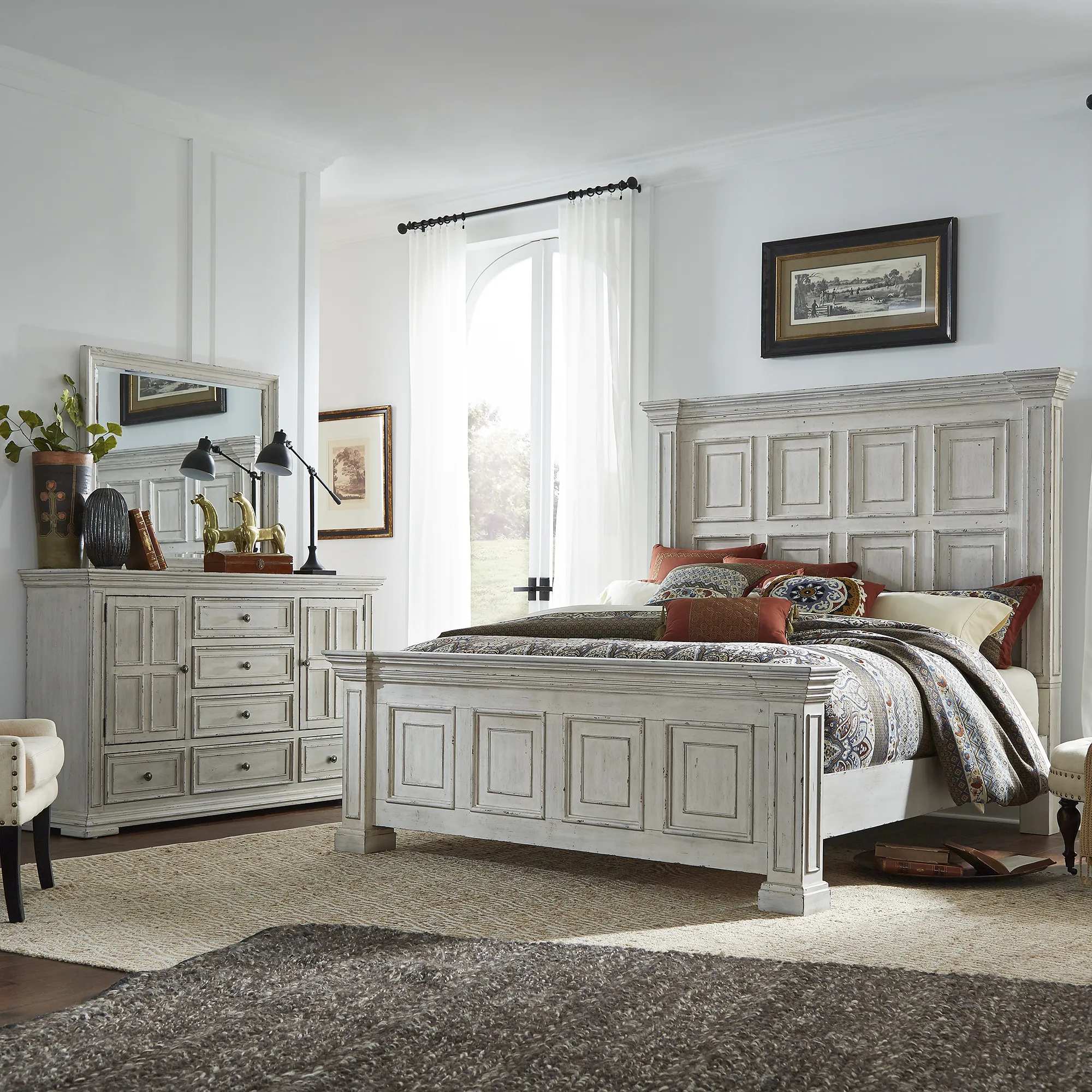 Unavailable: Big Valley Queen Panel Bed 504224546 at Turner's Fine