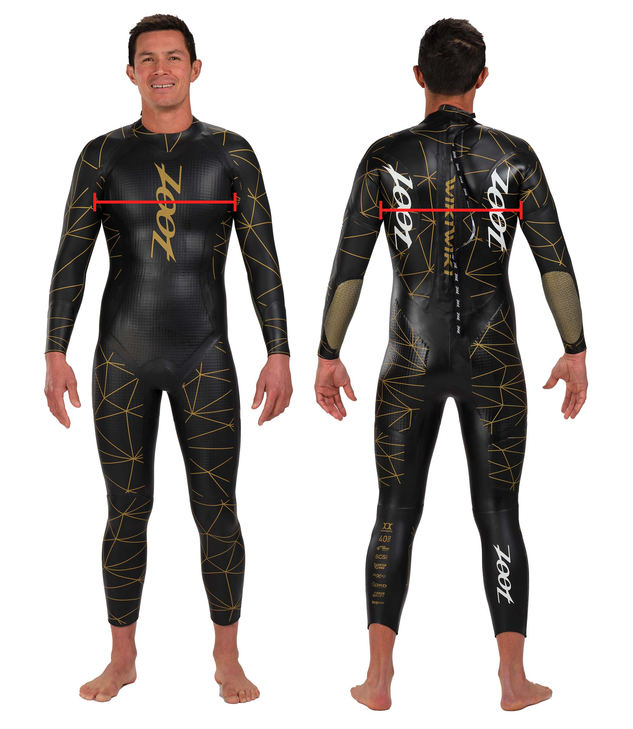 Men's Wave 1.0 Sleeveless Wetsuit - Black/White – Zoot Sports