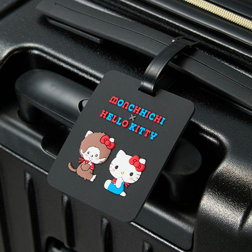 ラゲッジタグ モンチッチ×ハローキティ ACC7032 SA21 ブラック