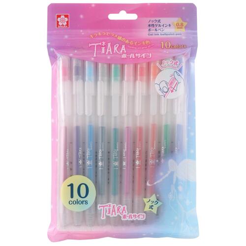 サクラクレパス（SAKURA） ボールサイン ティアラノック 10色セット