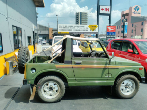 SJ30ジムニー 幌 サントップ (けん) 安城のジムニーの中古車｜ジモティー
