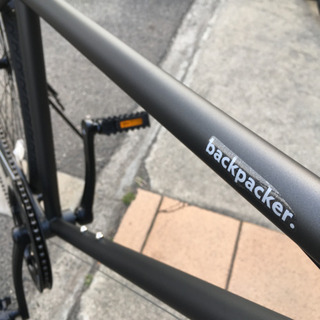 新車》クロスバイクbackpacker.マットブラック (オオハマ輪業) 堺の