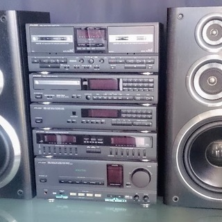 AIWA STRASSER カセット コンポ スピーカー チューナー アンプ TX-SF1