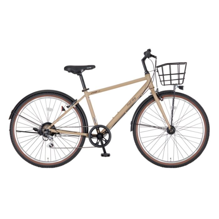 Feel sky クロスバイク 700×32C 6段 オレンジの通販｜スポーツ車