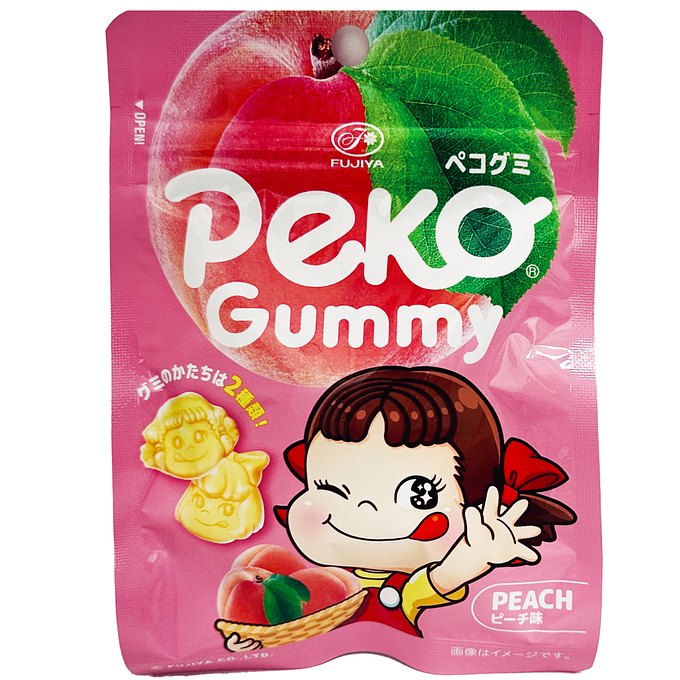 Fujiya Peko Gummy Peach | Nijiya Market
