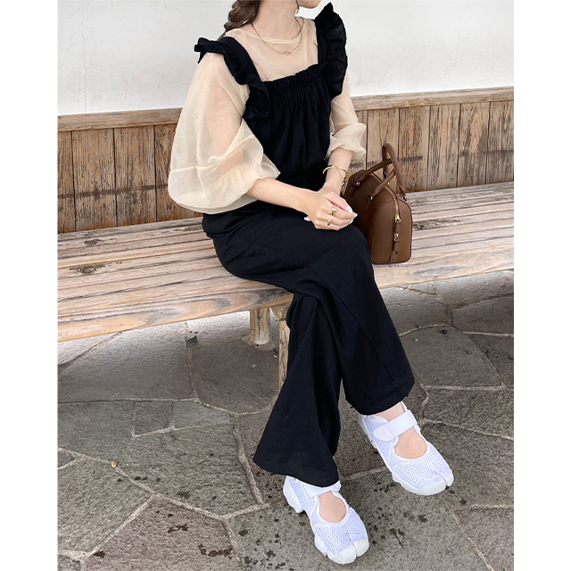 フリルジャンプスーツ | ファッション通販サイト NUGU