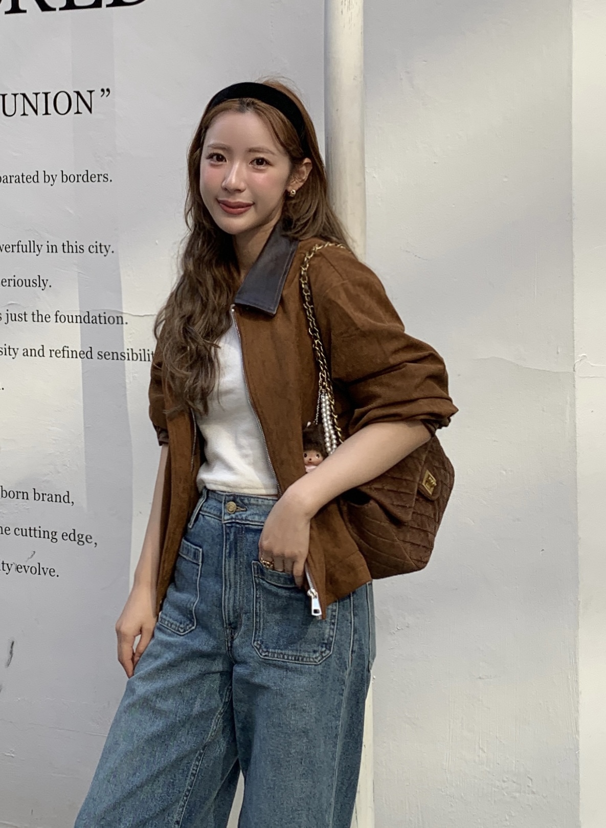 レザーカラーポイントスエードジャケット | ファッション通販サイト NUGU