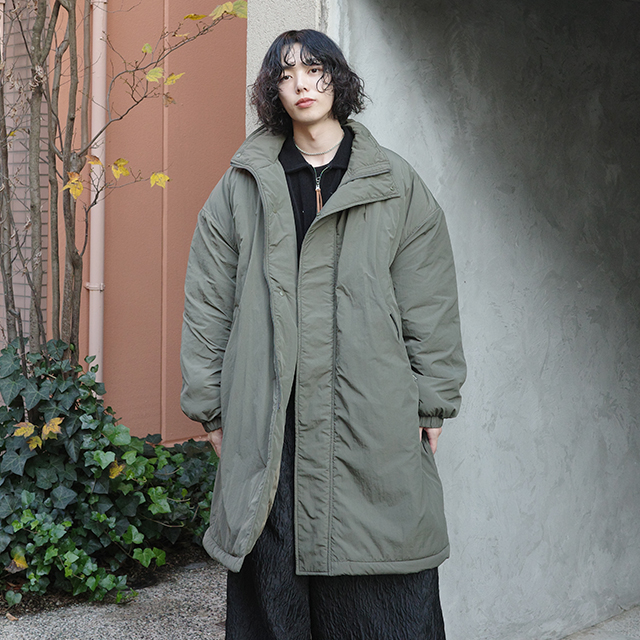 ユニセックス)ロングミリタリーダウンジャケット | ファッション通販