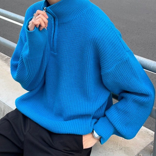 ハーフジップニット | ファッション通販サイト NUGU