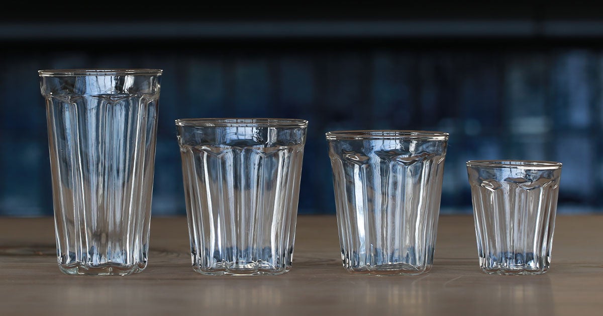 蔵にあった古いガラスコップ2客 蔵にあった古いガラスコップ