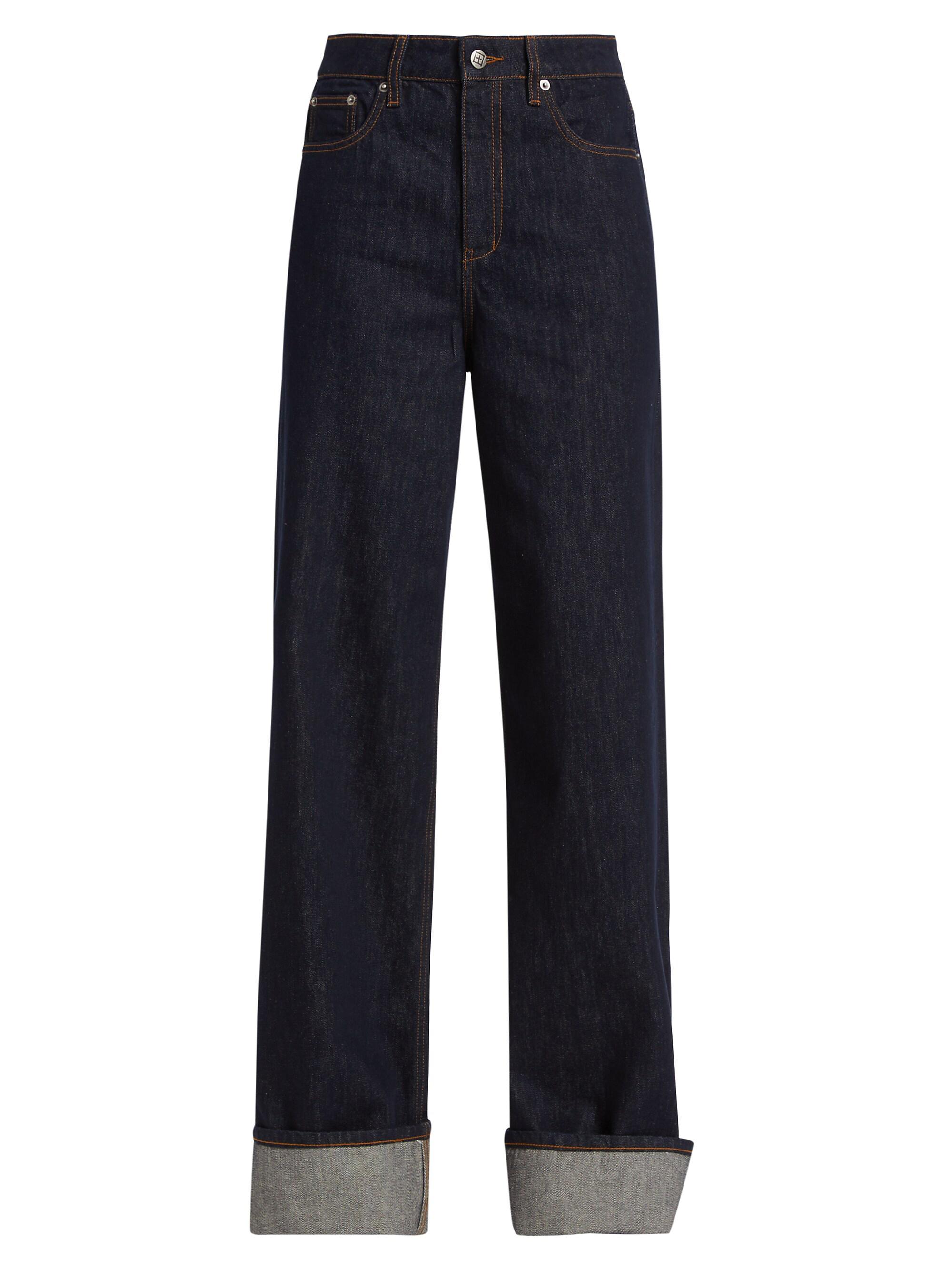 Ronny Kobo Crawford High-Rise Jeans | Saks Fifth Avenue