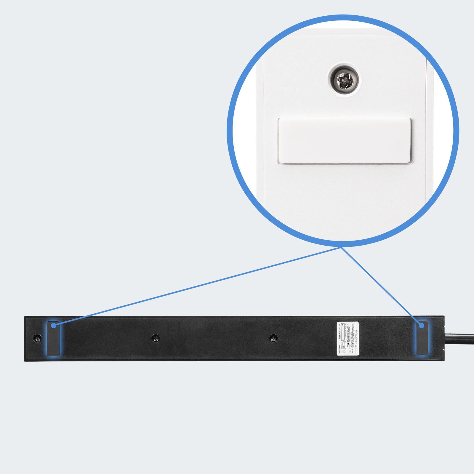TAP-SLIM6UC-15BK【スリムタップ（AC6個口・A1＋C1・PD33W・1.5m