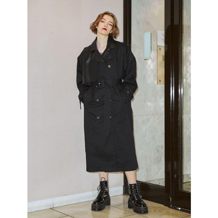 ドッキングトレンチコート[品番：MKSW0042952]｜jouetie（ジュエティ