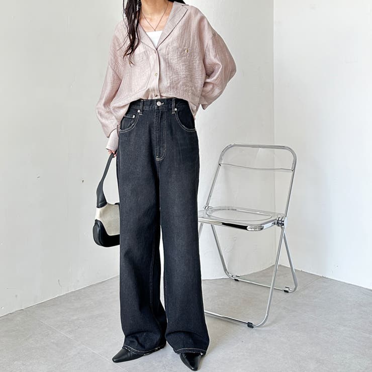 ハイウエストストレートデニム[品番：GERW0010588]｜GeeRA（ジーラ）の