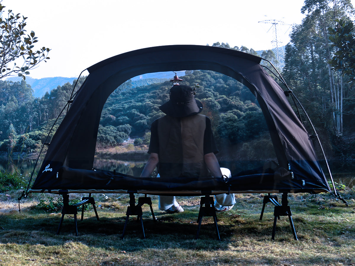 GOGlamping SKY EYE CT 自立式 コットテント TC & フライシート[テント