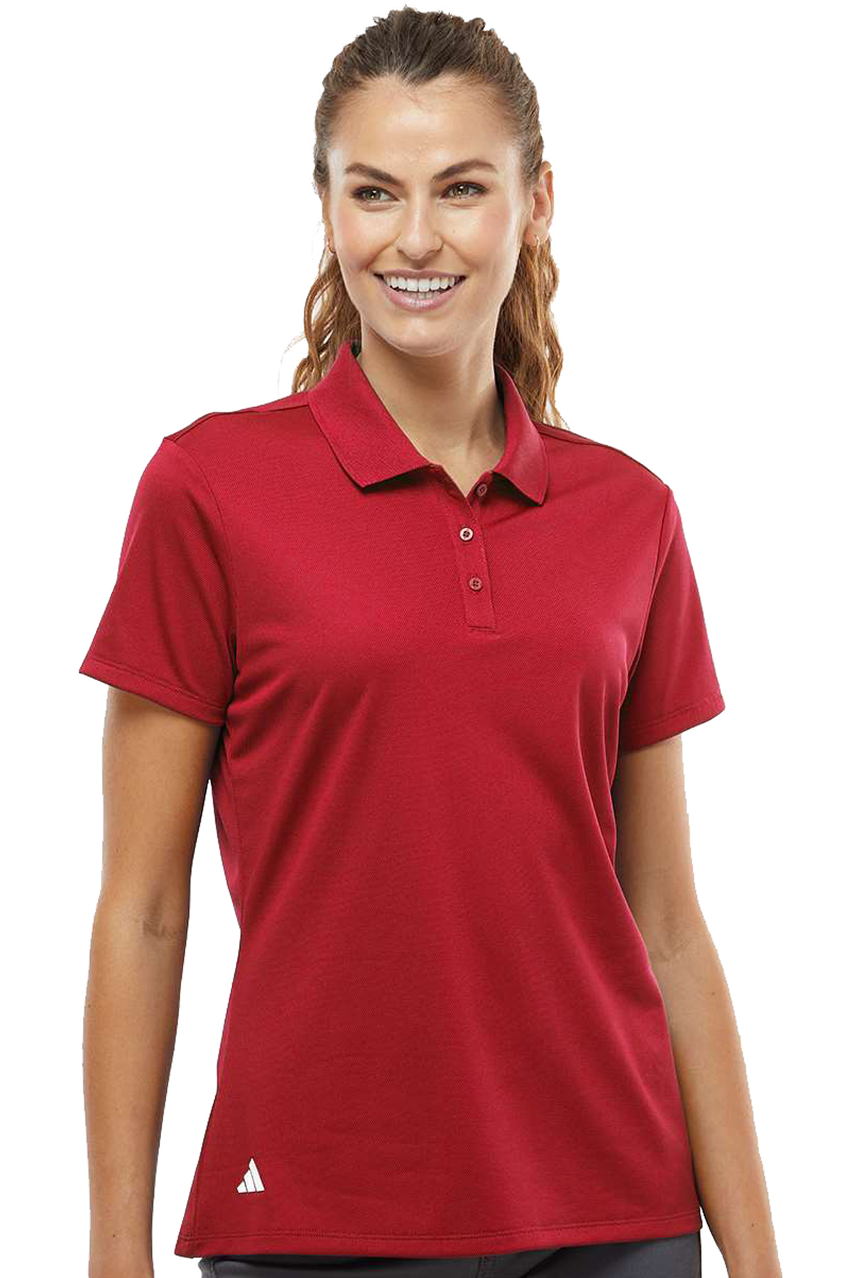 Adidas Embroidered Women's Basic Sport Polo - Queensboro