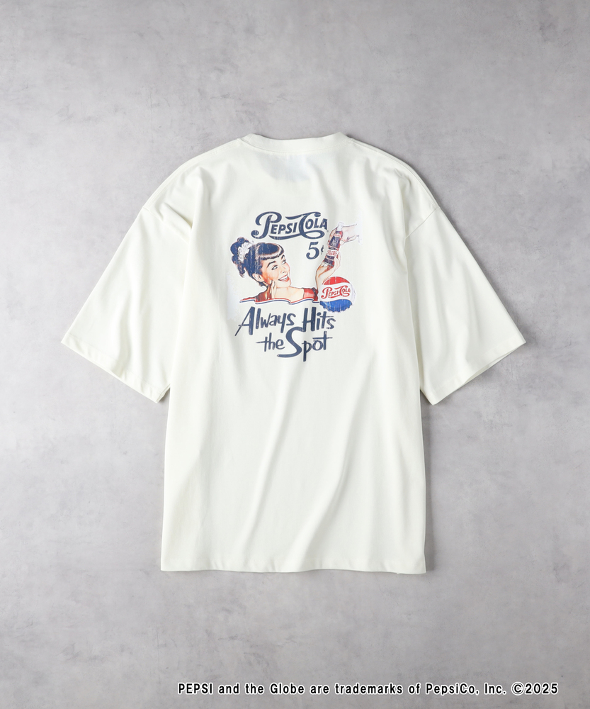 PEPSI」プリントTシャツ(M キナリ): トップス｜Right-on公式オンライン