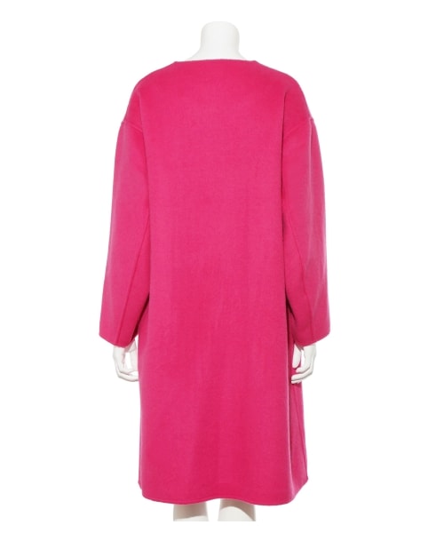 FRAY I.D（フレイアイディー）の「リバーシブルノーカラーリバーコート