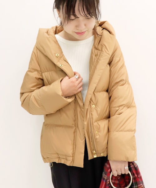 SLOBE IENA（スローブイエナ）の「ショールフード ショートダウン