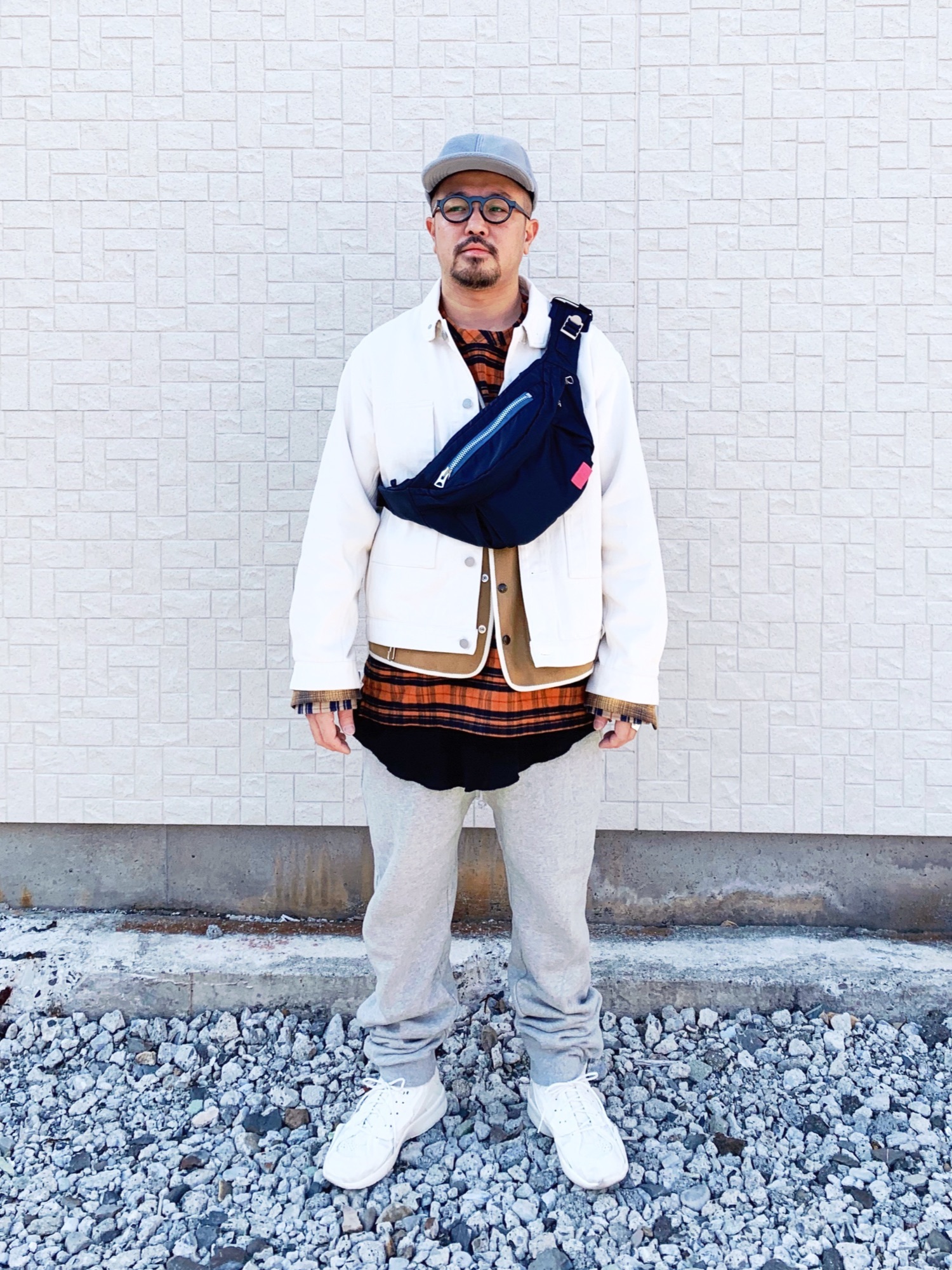 Sacai（サカイ）の「Sacai - グラデーションチェック柄 シャツ - men