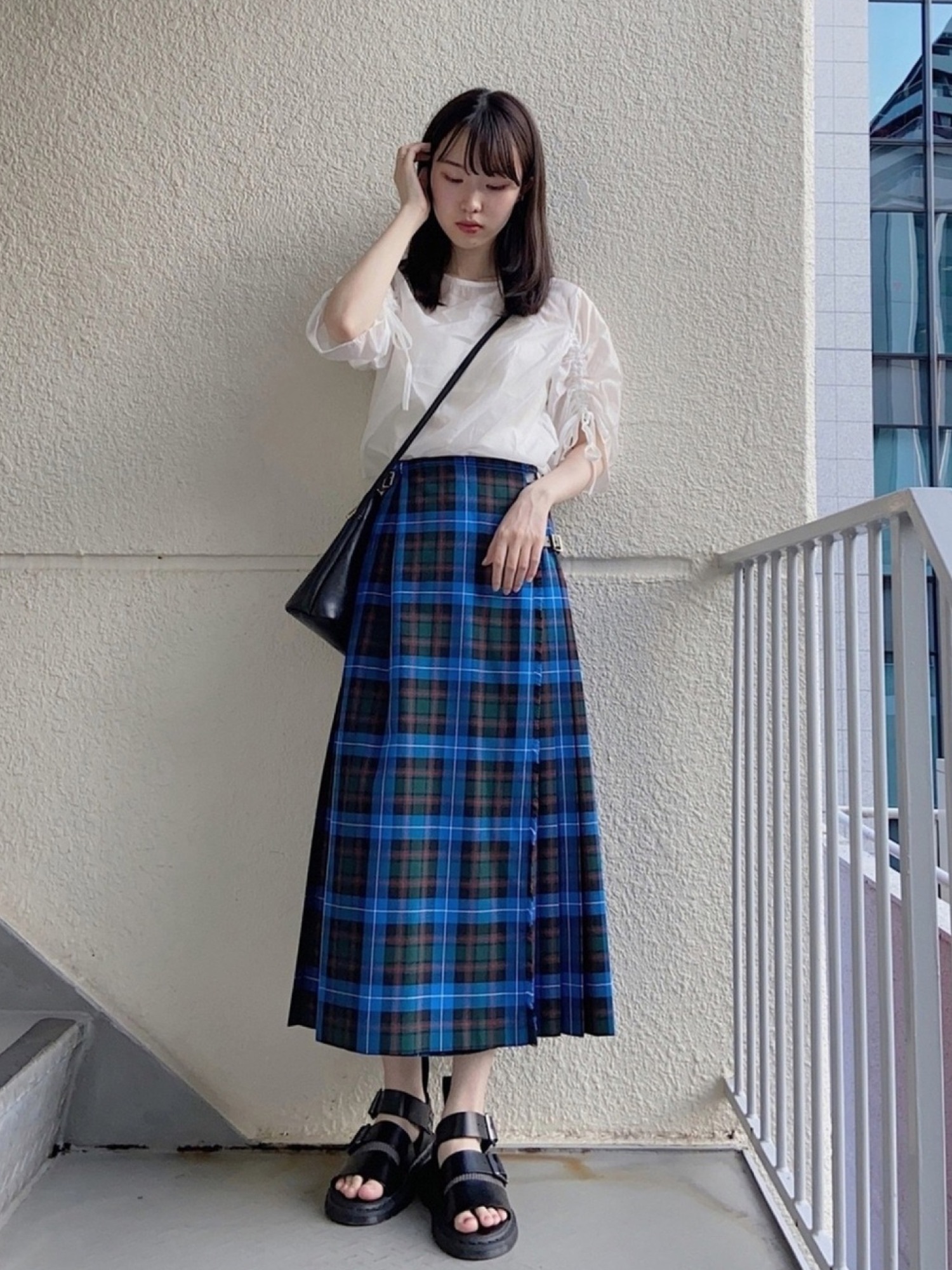 GLEN FYNE/グレン ファイン】SLOBE別注 プリーツスカート◇を使った