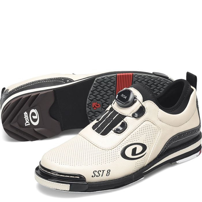 Dexter SST 8 BOA MC Parchment/Black Bowling Shoes | FREE SHIPPING