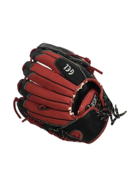 asics 軟式グローブ BGR4TA レッド/ブラック asics 軟式グローブ