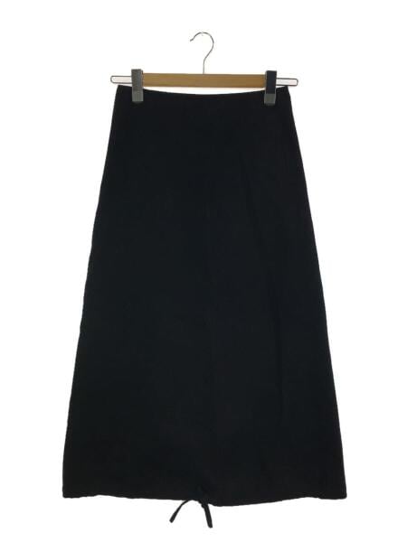 YOHJI YAMAMOTO(ヨウジヤマモト) / ロングスカート/1/コットン/BLK/FQ