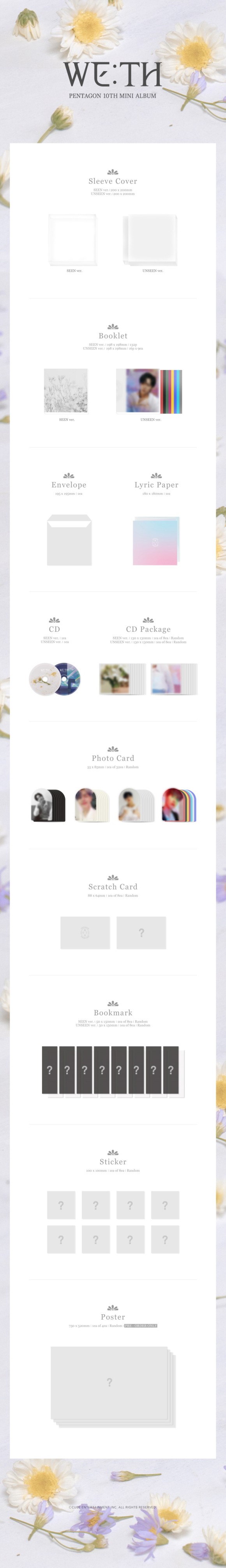 PENTAGON｜韓国10枚目のミニアルバム『WE:TH』 - TOWER RECORDS ONLINE