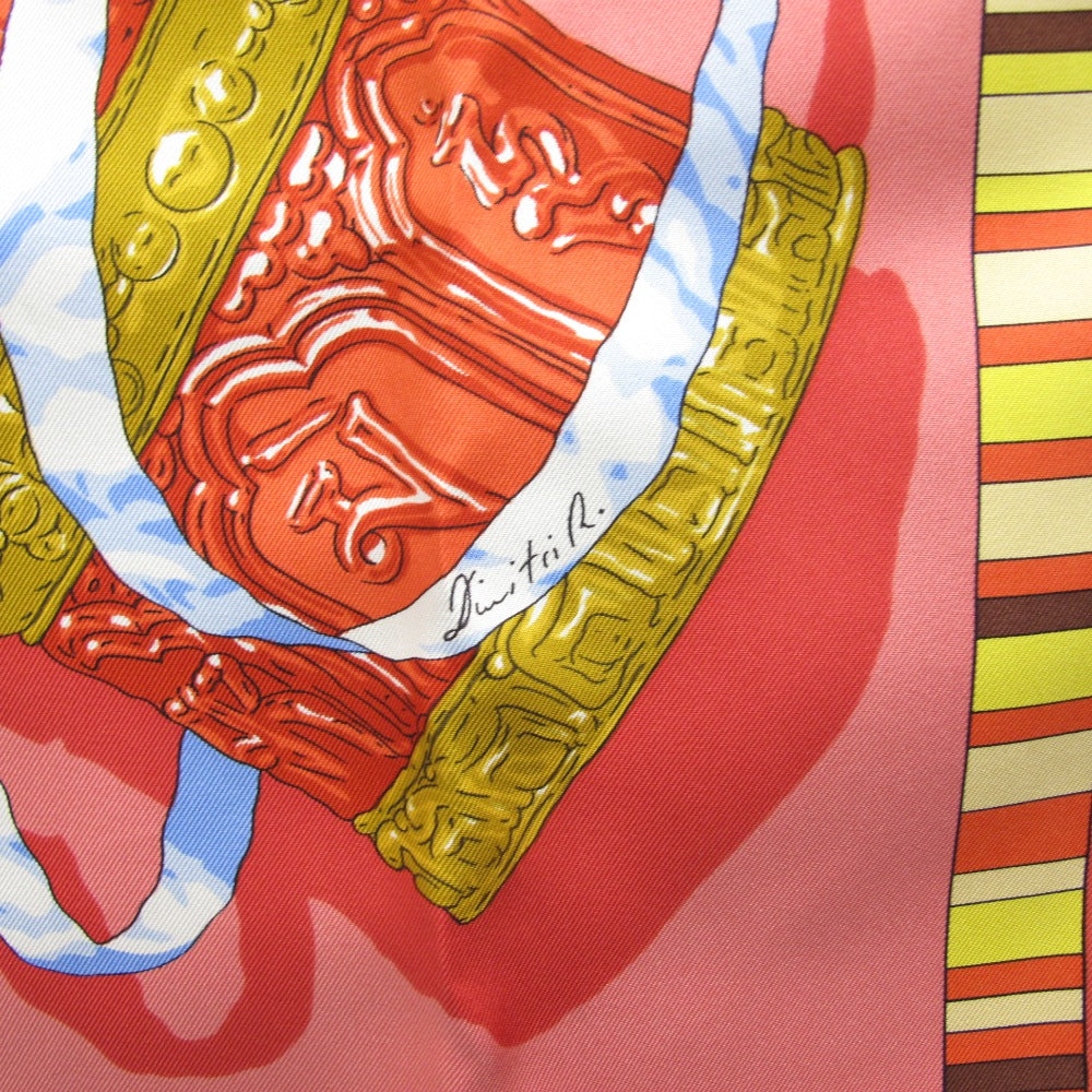 HERMES エルメス カレ90 PRIERES AU VENT 風の中の祈り シルクスカーフ