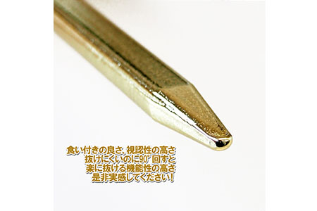 鍛造ペグ エリッゼステーク 28cm ペグ 8本セット アルティメット