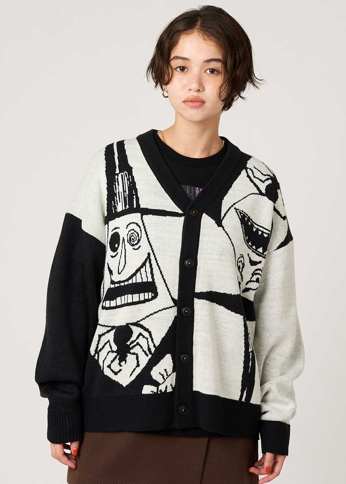 メイヤー｜ウォッシャブルジャカードカーディガン｜ユニセックス
